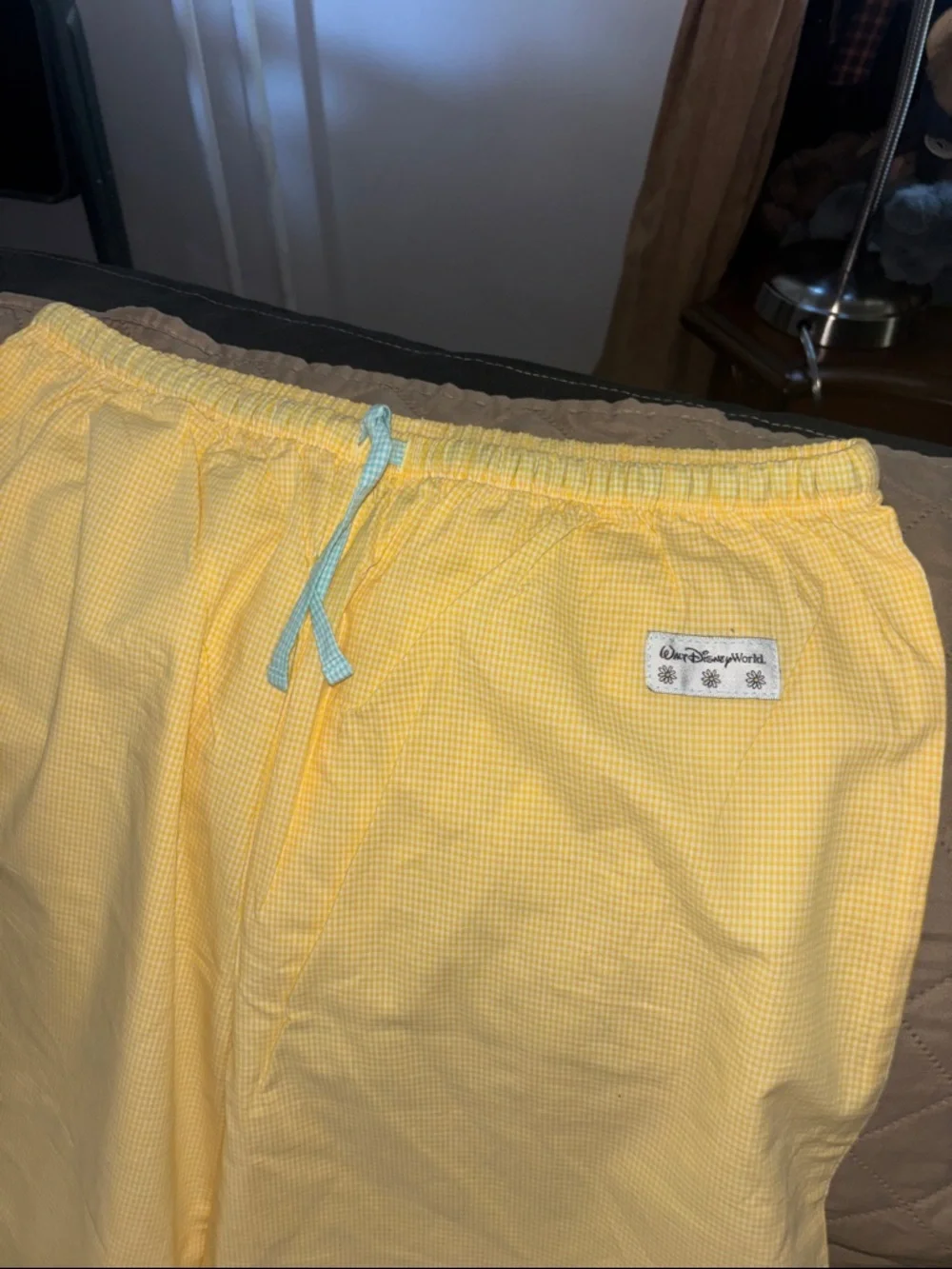 Yellow Pajama Set - Short Sleeve Top & Pants - Picture 6 of 7